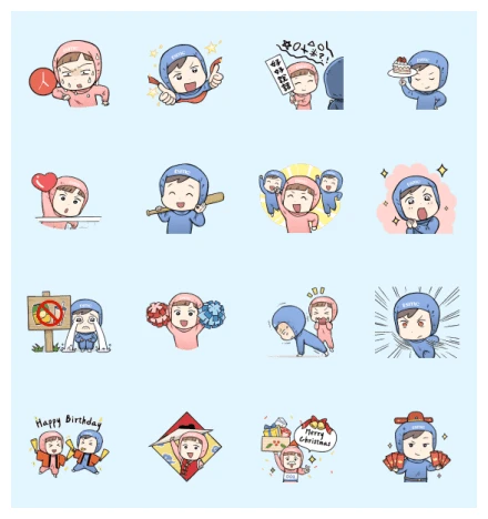 An-An Loves Sports Stickers WhatsApp Sticker PNG