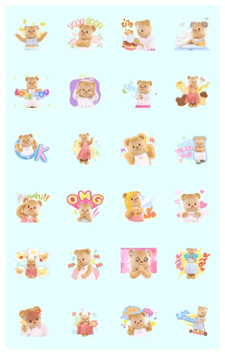 Buttery Cuteness WhatsApp Sticker PNG