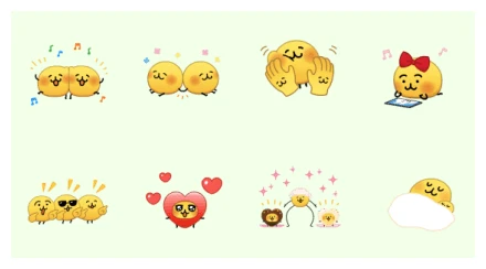 Emoji no ko (Tentative) BFF Stickers WhatsApp Sticker PNG