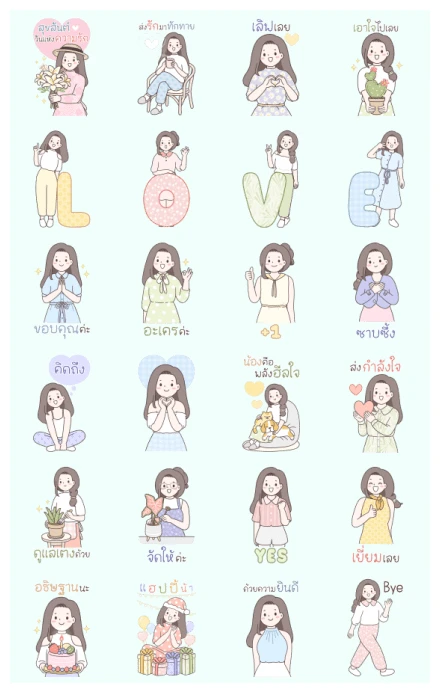 Coco Lulu Big Heart WhatsApp Sticker PNG