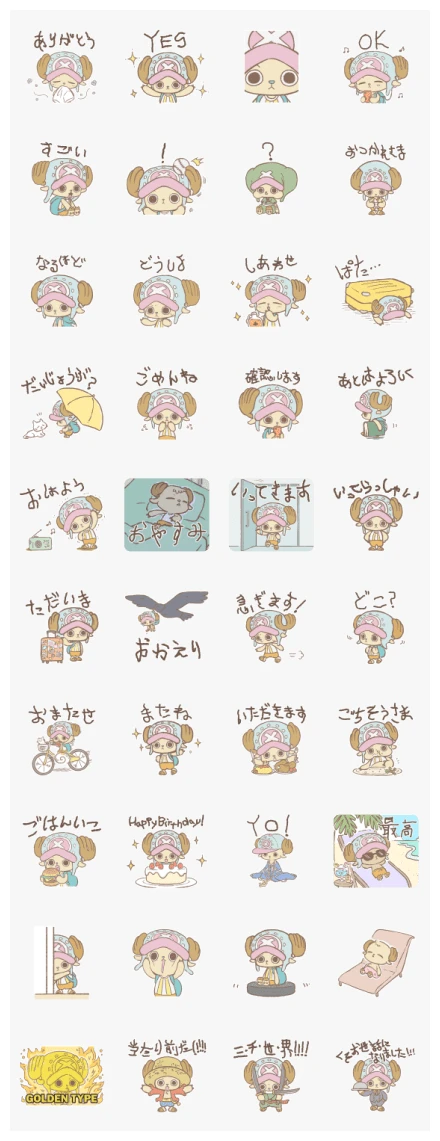 ONE PIECE CHOPPER's Stickers WhatsApp Sticker PNG