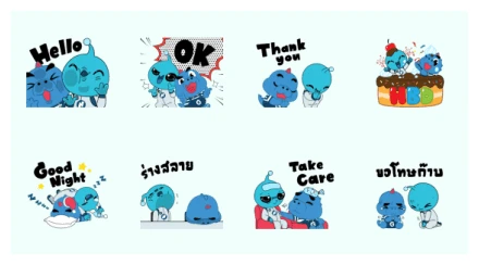 GODJI & NEZO WhatsApp Sticker PNG