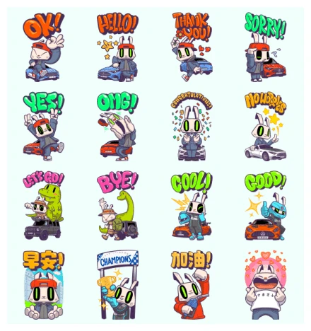 CMI × BOUNCE EXCLUSIVE LINE Stickers WhatsApp Sticker PNG