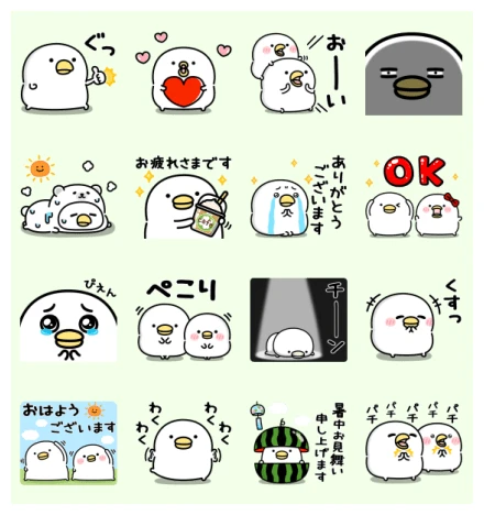 Noisy chicken × LINE NEWS WhatsApp Sticker PNG