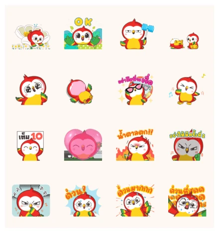 Baby Zonzon, MVP of mischief, unleashed! WhatsApp Sticker PNG