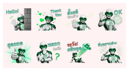 Sati Fighter - Be Aware, Prevent Scams WhatsApp Sticker PNG