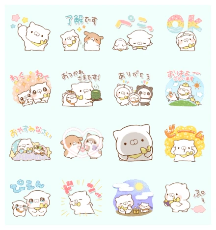 kodomo nyanko × LINE NEWS WhatsApp Sticker PNG