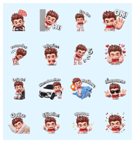 Enjoy The Ride with Mitsuru! WhatsApp Sticker PNG