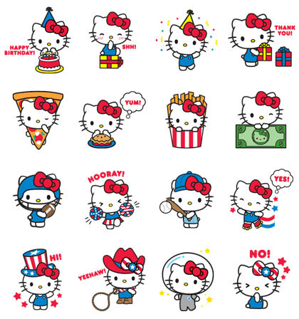  Hello  Kitty  Collaboration Pop Up Stickers Sticker  for 