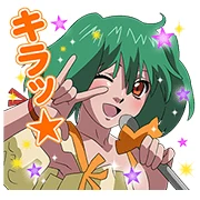 Macross F Character Stickers
