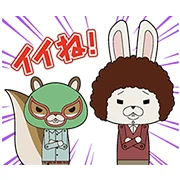 Winter KAMI USAGI ROPÉ Sound Stickers