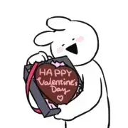 Extremely Rabbit Animated Valentine