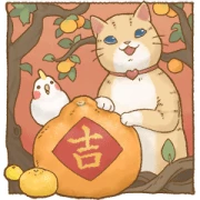 Cat’s Lifestyle CNY Big Stickers