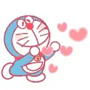 Doraemon Pair Stickers (Doraemon)