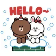 Starbucks × LINE FRIENDS Holiday Sticker