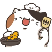 LINE CHEF & Sanfa cat LINE CHEF & Sanfa cat