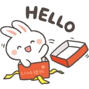 LINE Giftshop × Rabbit PoPo LINE Giftshop × Rabbit PoPo