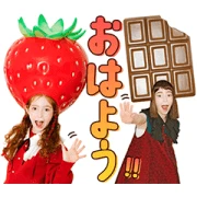 Strawberry & Choco Girl Daily Stickers Strawberry & Choco Girl Daily Stickers