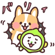 marumaru corgi × LINEMO marumaru corgi × LINEMO