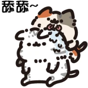 LINE Shopping × Simple cat drawing