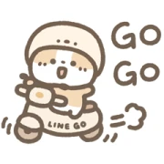 LINE GO × Guinea Pig Pudding LINE GO × Guinea Pig Pudding